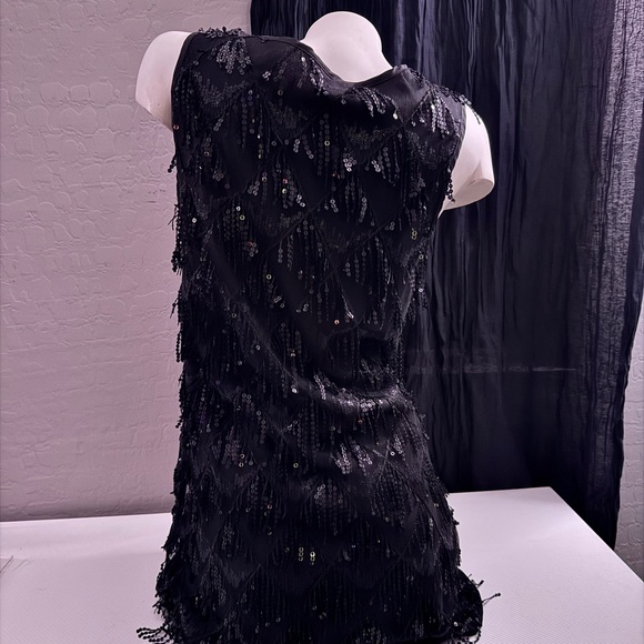SHEIN Black Sequin Mini Dress - Picture 2 of 3